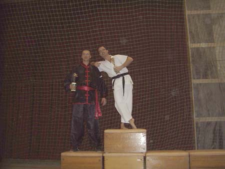 1.6 Siegerehrung, Manuel & Manuel, war ja klar...