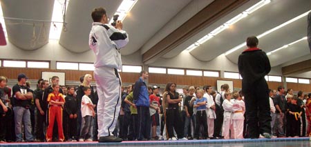 0.2 In Simmern dann (Alexander & Manuel starten auf dieser großen Meisterschaft ziemlich regelmäßig) beginnt gerade das große Angrüßen