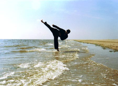 2.2 ...und nochmal der Manuel mit jodan yoko geri