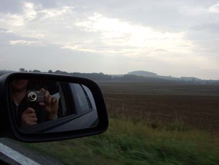 0.0.5 Auf dem Hinweg haben wir uns für ein paar Landstrassen entschieden. Dauert zwar länger, gibt aber mehr zu sehen als nur Autobahn