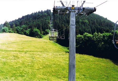 3.7 Hier hatten die Lehrgangsmitglieder Zeit für sich; auf der Tegelbergbahn