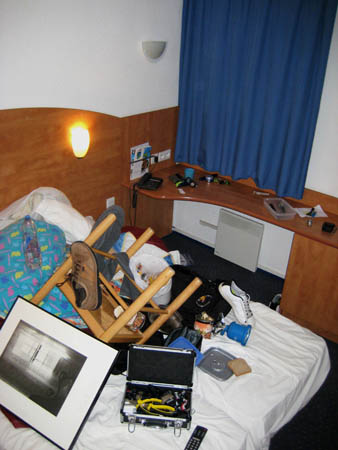 0.2.8 Unser Hotelzimmer nach einer der vielen Nächte im Tal, unterhalb von Villard de Lans