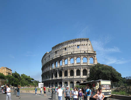 0.2.3 Das Kollosseum als große Aufnahme... Ist schon beeindruckend. Ein Besuch war Pflichtprogramm 