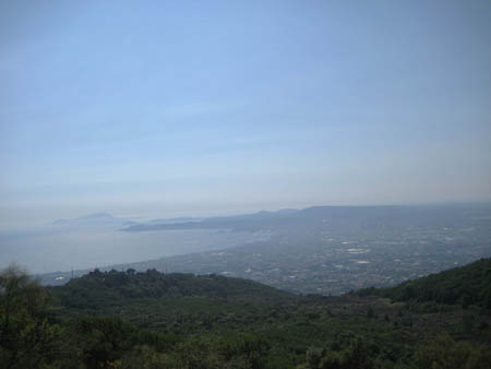 0.4.6 Auf dem Vesuv. Blick auf Napoli
