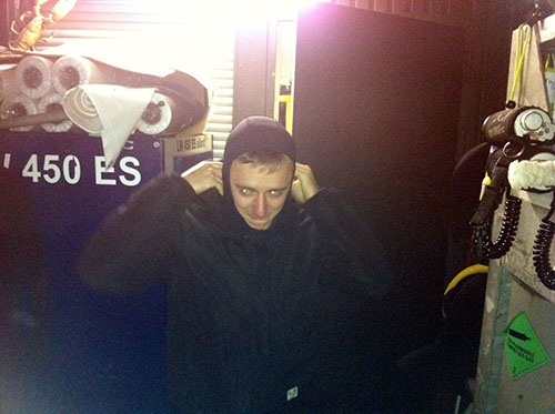 0.5 Alex beim Hauben Check