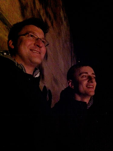 0.4.3 Hier stehen wir an der Burg in Nürnberg. Herrliche Aussicht über Nürnberg. Gleich beginnt das neue Jahr 2013